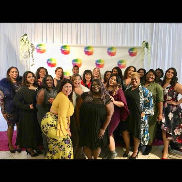 XSCAPE Plus Size Beaded & Pleated Shift Dress - Picture 13 of 15